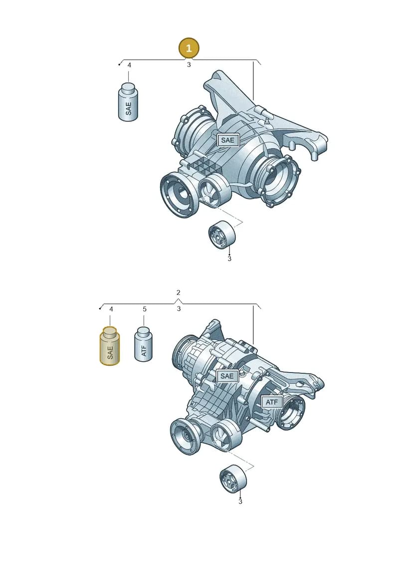 09R500043B — Audi A6 L 2.0 (2018-) diagram 849500110, position 1