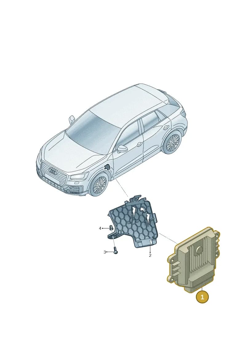 09S927158BK — Audi Q2 2.0 TDI (2016-2018) diagram 803927050, position 1