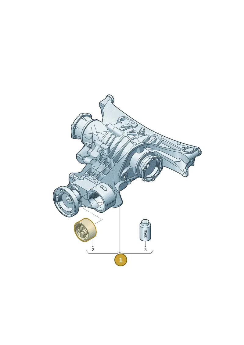 0B0500043M — Audi A6 (2018-2025) diagram 430500010, position 1