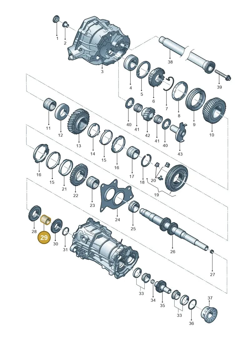 0B1311230A — Audi Q5 qu. 2.0 TDI (2012-2017) diagram 647311600, position 29