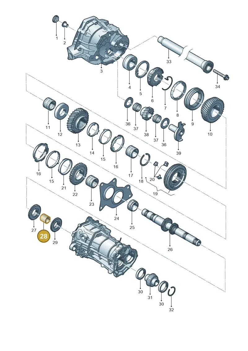 0B1311230A — Audi Q5 qu. 2.0 TDI (2012-2017) diagram 636311350, position 28