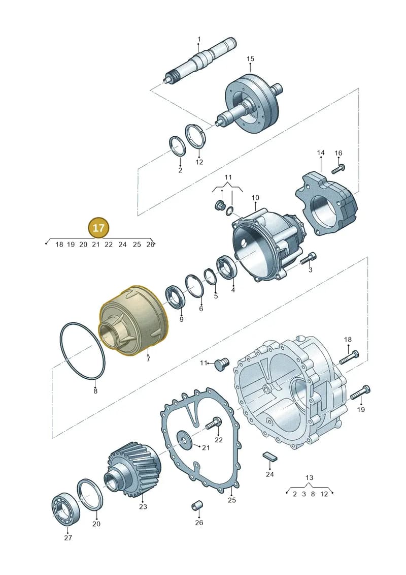 0BK498111K — Audi Q8 Quattro 3,0 (2018-) diagram 696409900, position 17