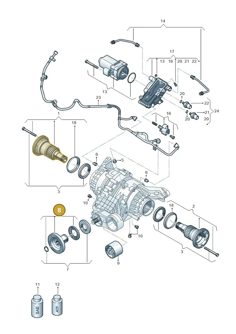 0BX598070 — Audi RS Q8 (2019-2025) diagram 859525032, position 8