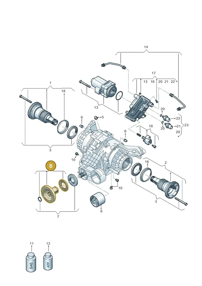 0BX598070 — Audi RS6 Avant (2019-2025) diagram 849500250, position 8
