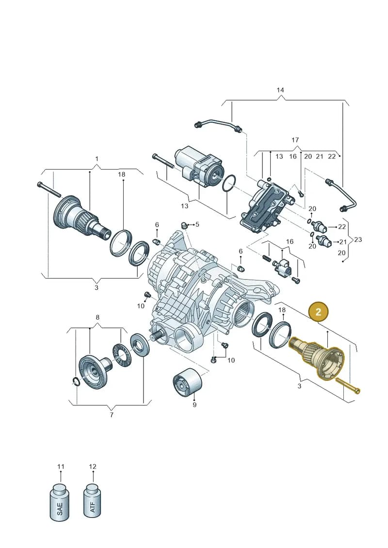 0BX598071 — Audi RS6 Avant (2019-2025) diagram 849500250, position 2