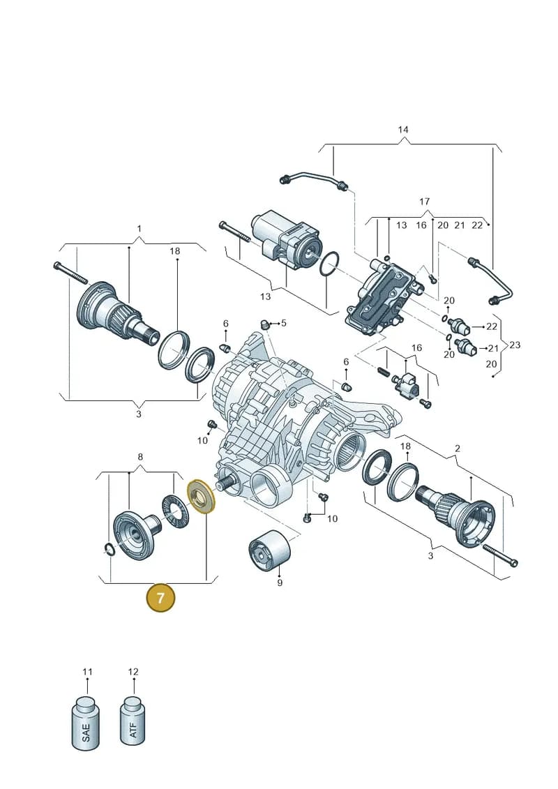 0BX598078 — Audi RS6 Avant (2019-2025) diagram 849500250, position 7