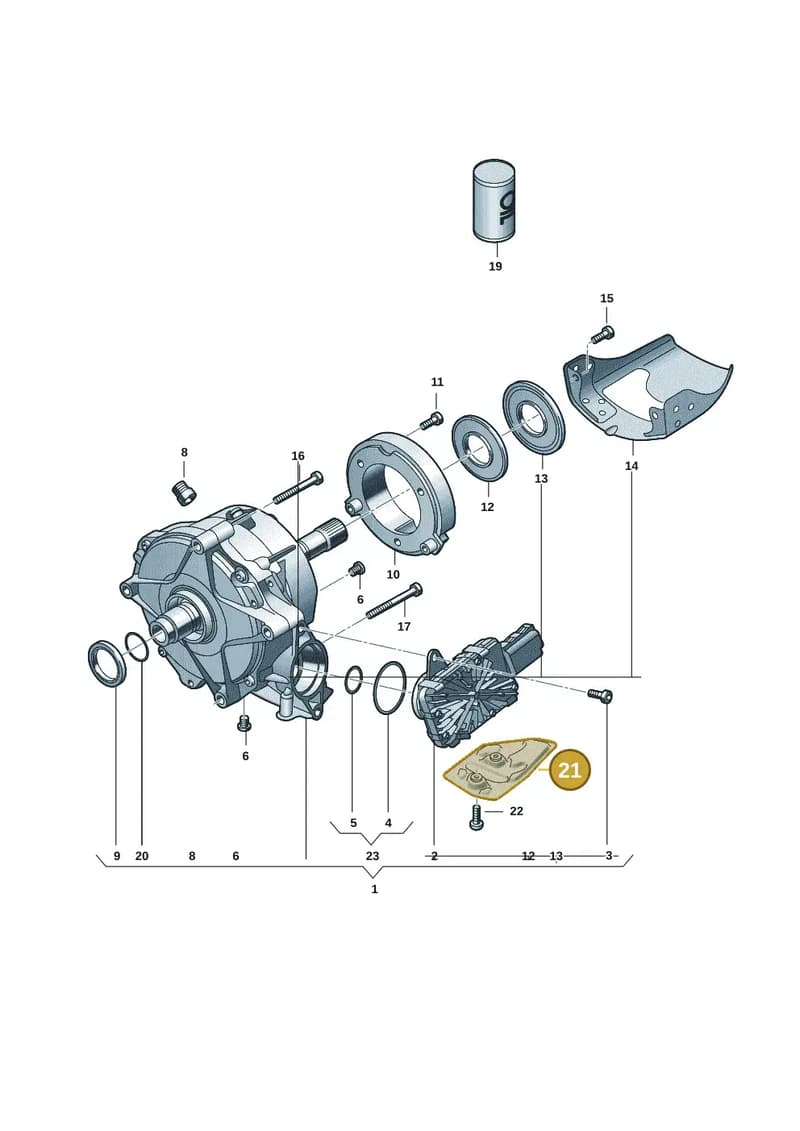 0CJ301325D — Audi A5 Limousine (2024-2025) diagram 8wk409090, position 21