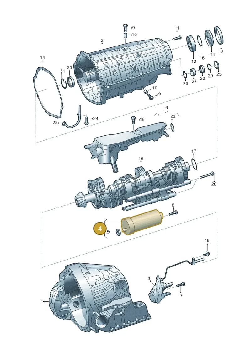 0CJ325585 — Audi A6 (2018-2025) diagram 896325610, position 4