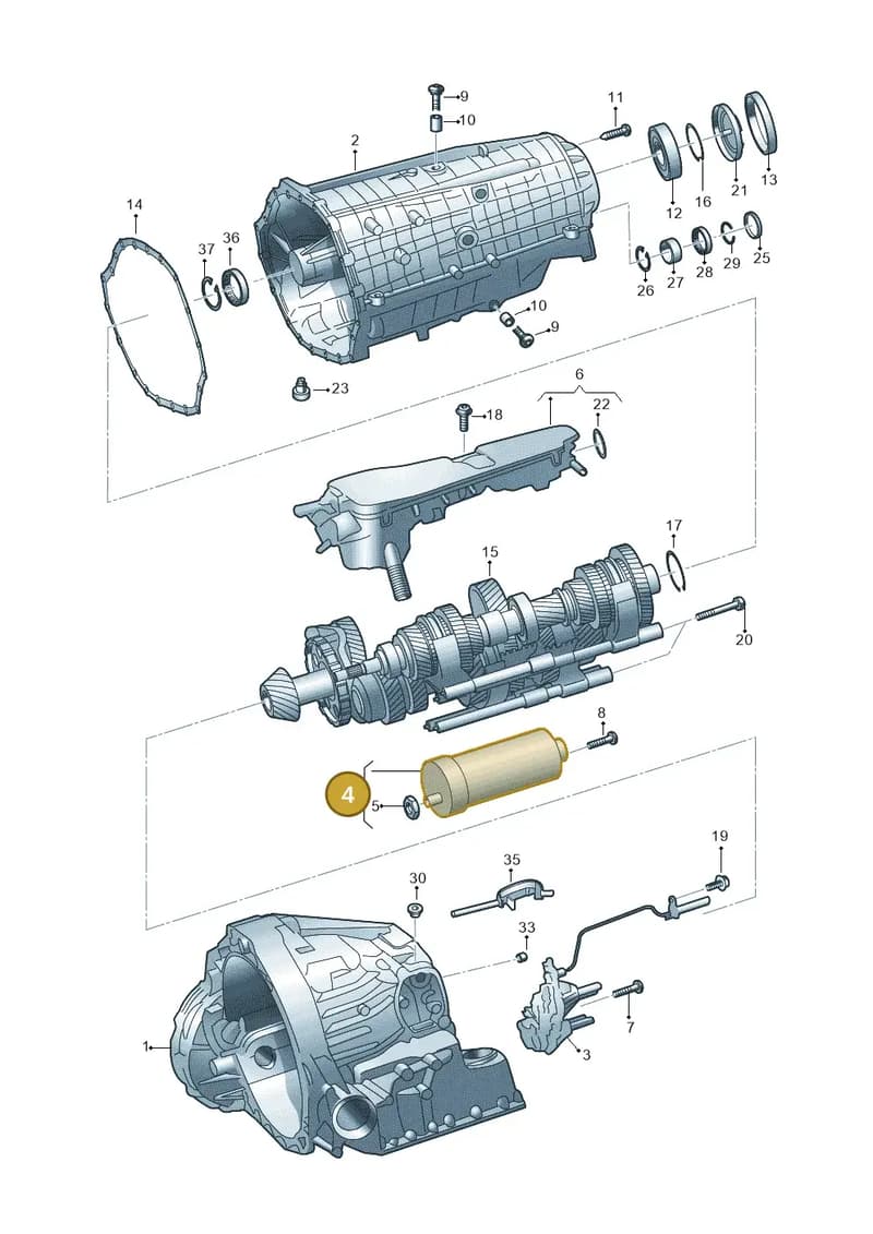 0CJ325585 — Audi A5 Limousine (2024-2025) diagram 8wk325085, position 4