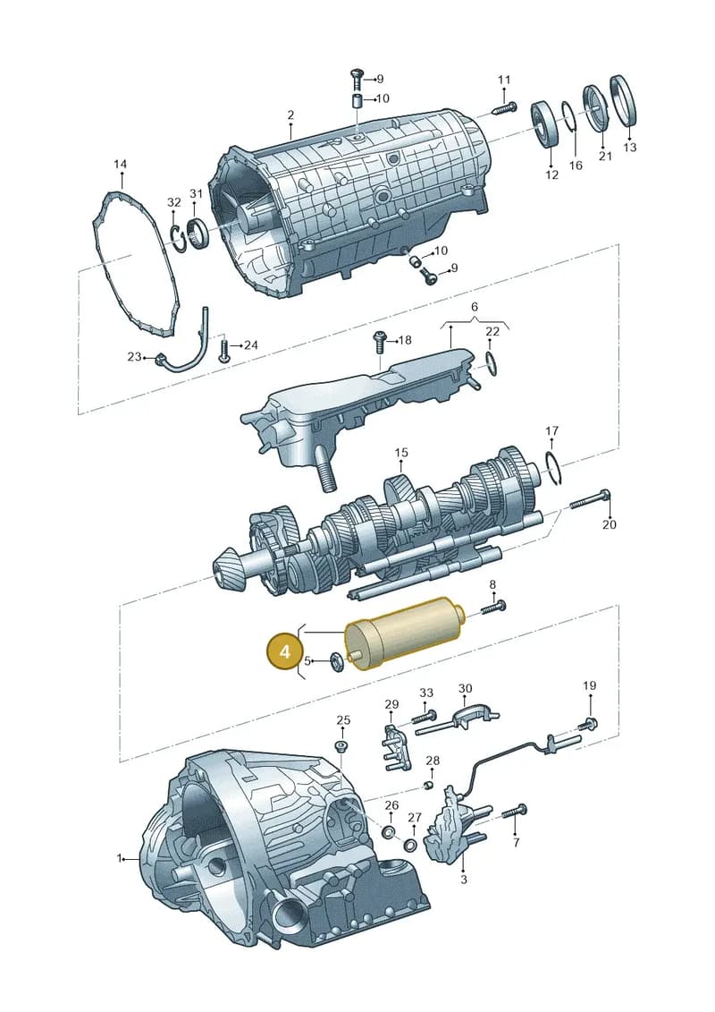 0CJ325585 — Audi A5 Limousine (2024-2025) diagram 798325810, position 4