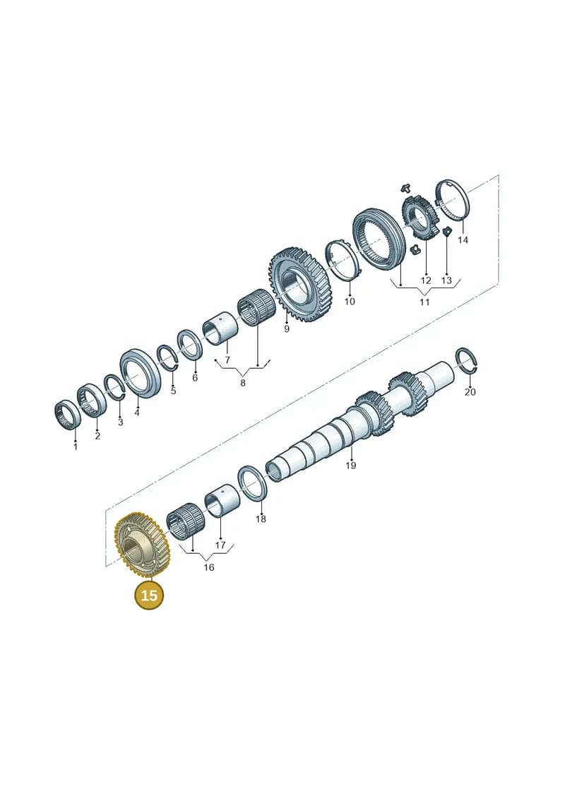 0CK311349AC — Audi A5 Limousine (2024-2025) diagram 849311970, position 15