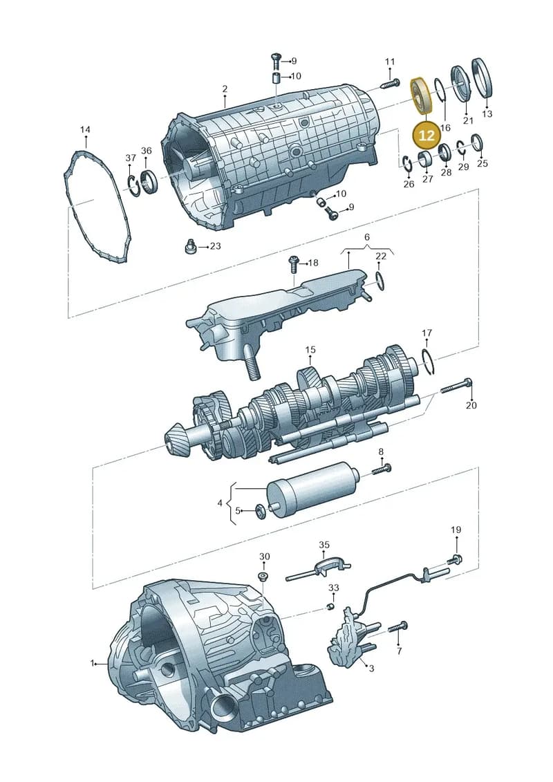 0CK311733F — Audi A5 Limousine (2024-2025) diagram 8wk325085, position 12