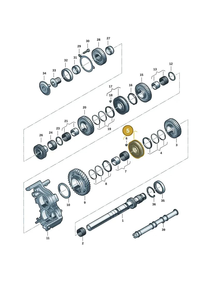 0CK311776C — Audi A5 Limousine (2024-2025) diagram 8wy311100, position 5