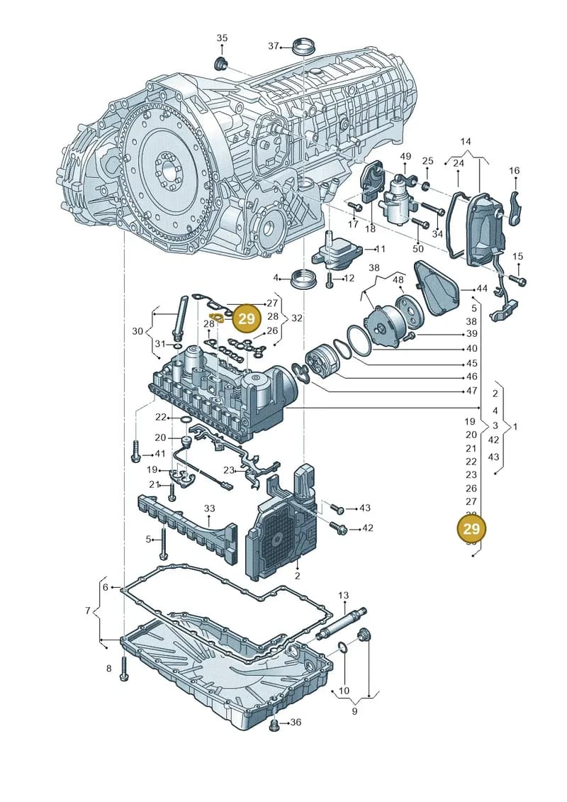 0CK321281N — Audi A6 (2018-2025) diagram 849325800, position 29