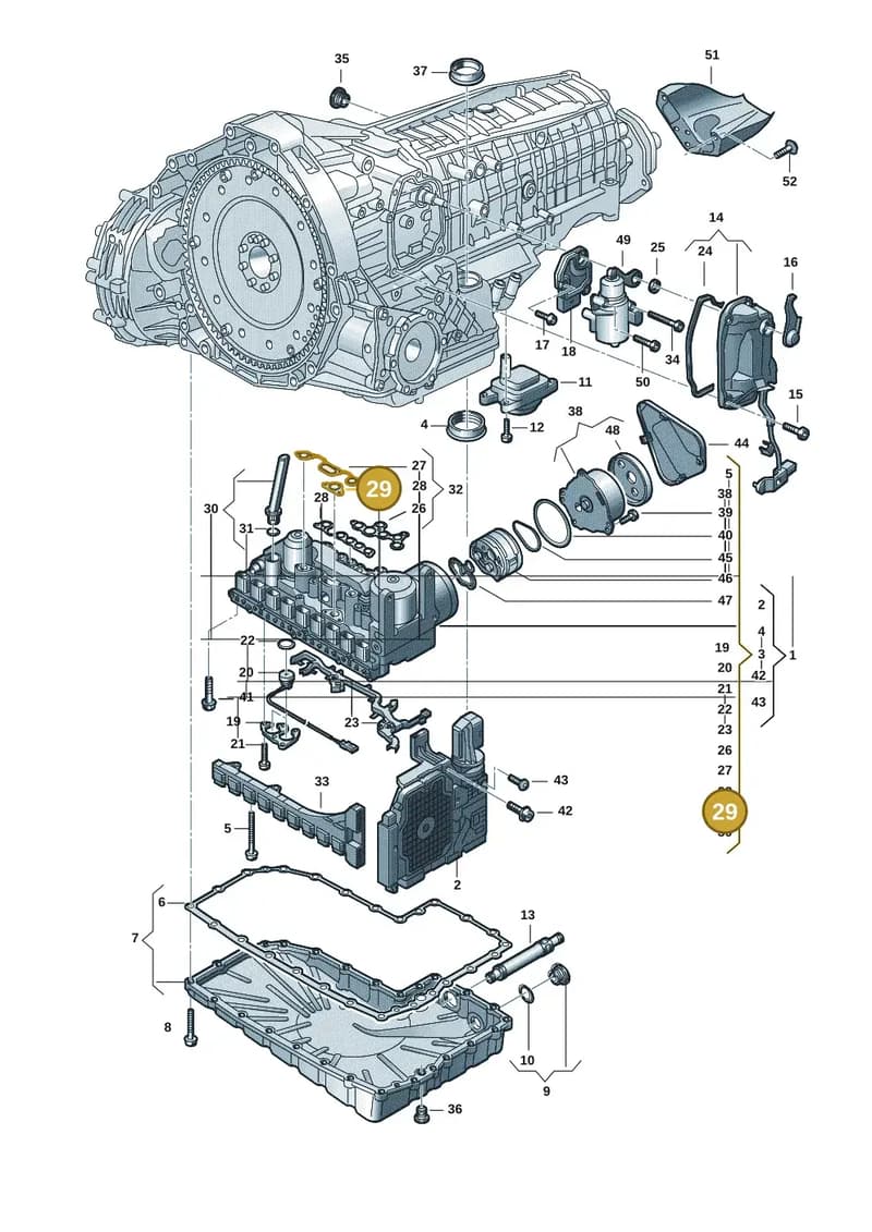 0CK321281N — Audi A5 Sportback (2016-2025) diagram 849325850, position 29