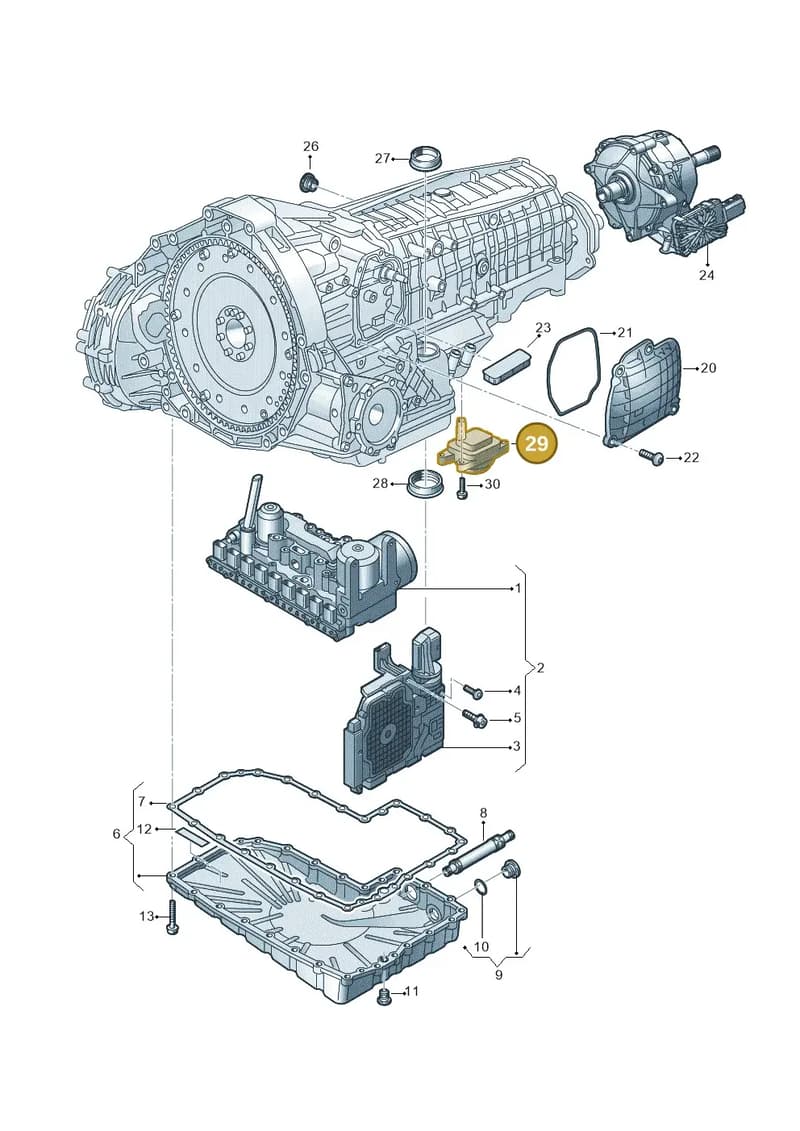 0CK321281N — Audi A5 Limousine (2024-2025) diagram 8wk325025, position 29