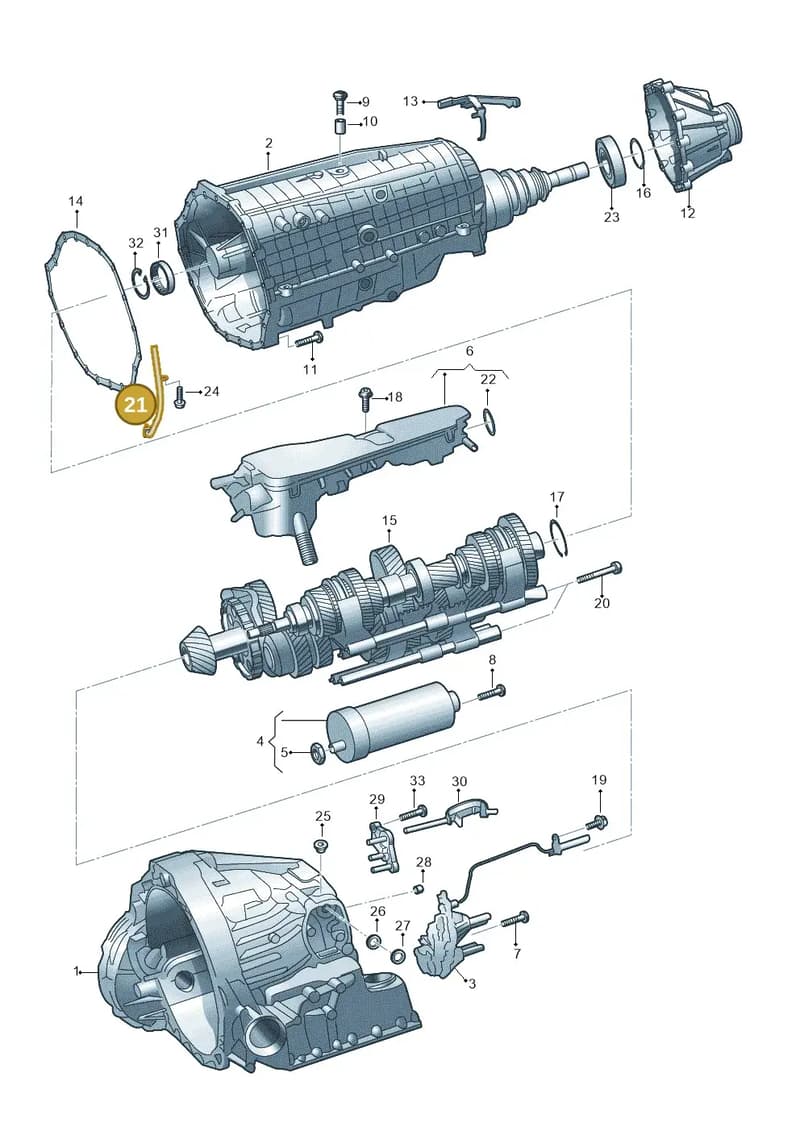 0CK325319A — Audi A5 Sportback (2016-2025) diagram 849325860, position 21