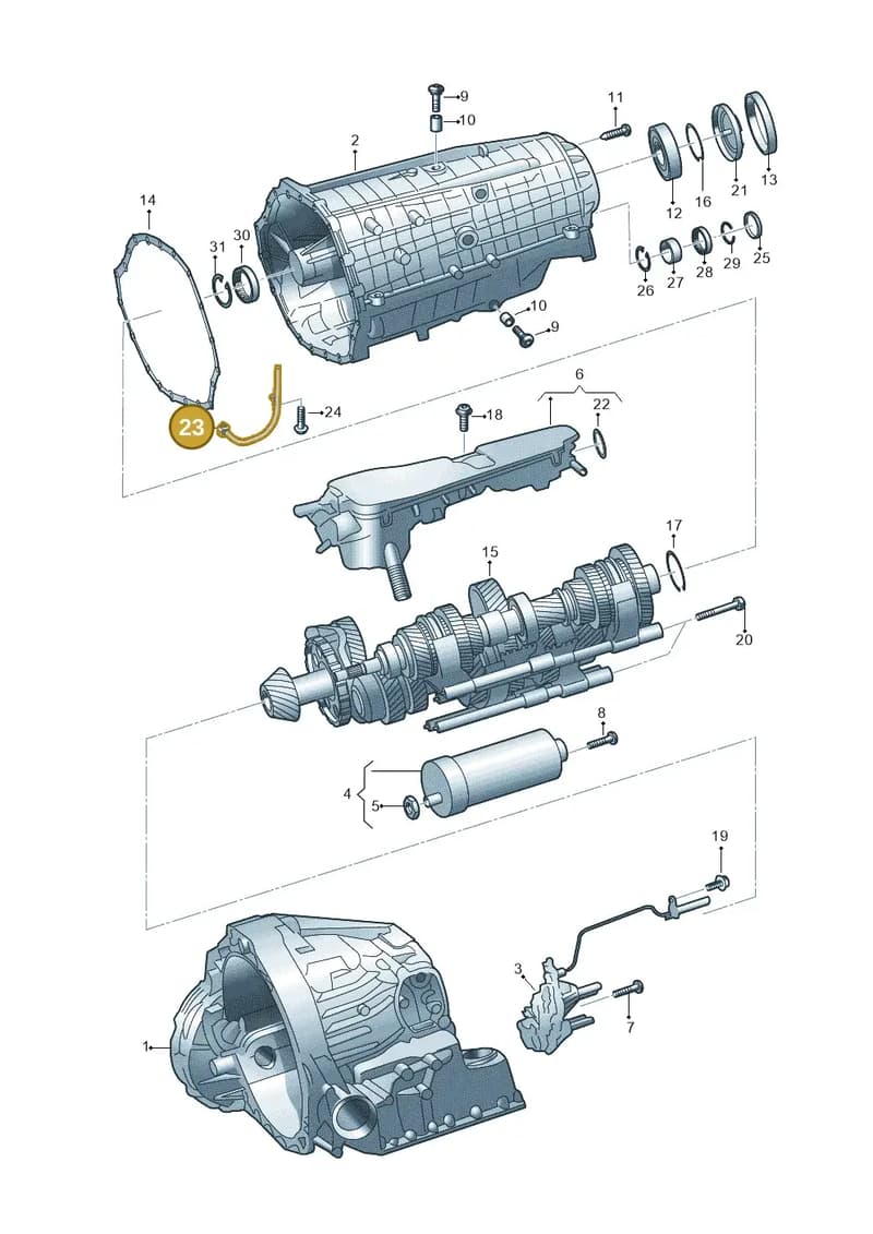 0CK325319A — Audi A6 (2018-2025) diagram 896325610, position 23