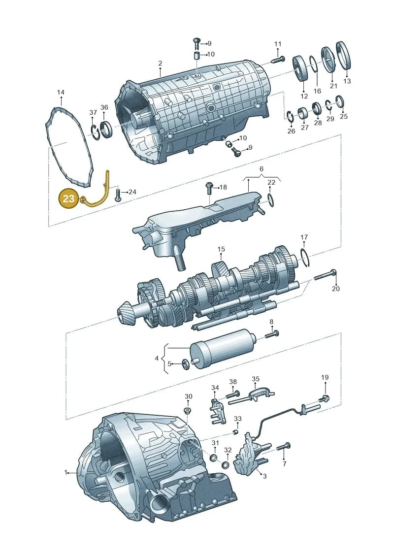 0CK325319A — Audi A6 (2018-2025) diagram 897325880, position 23