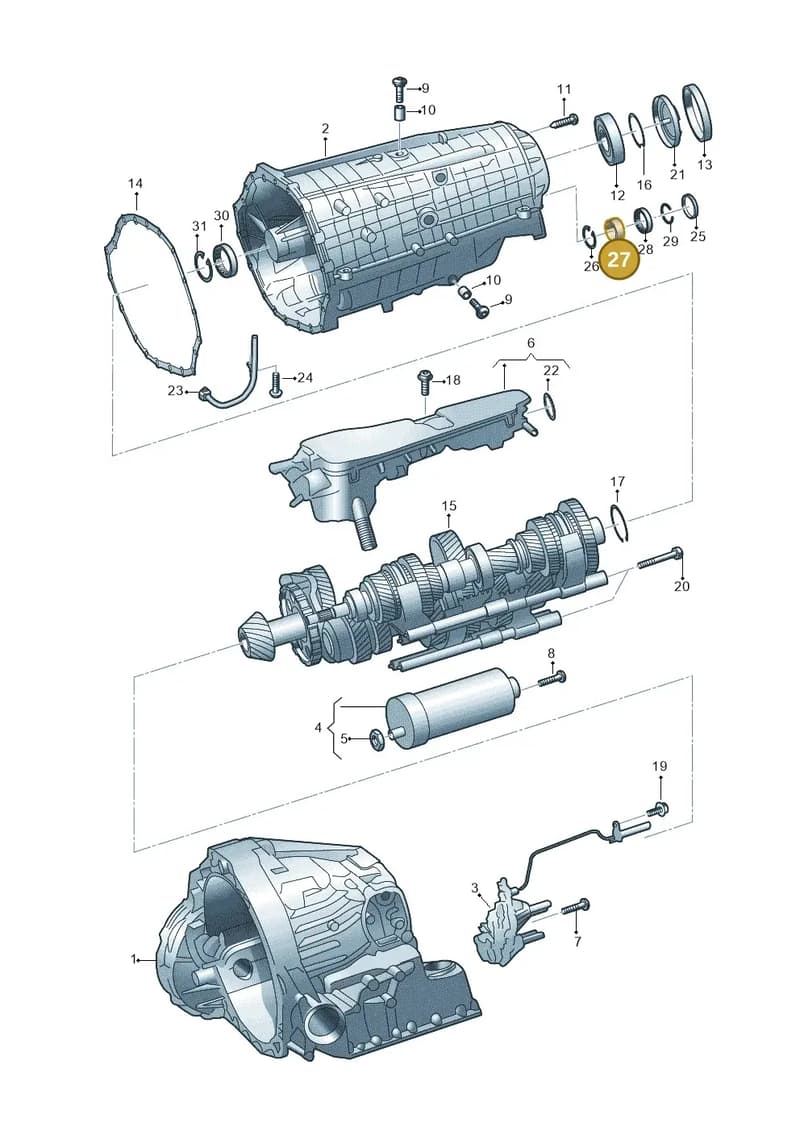 0CL311431C — Audi A6 (2018-2025) diagram 896325610, position 27
