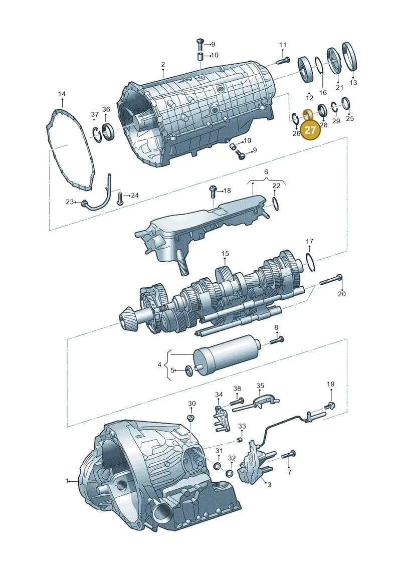 0CL311431C — Audi A6 (2018-2025) diagram 897325880, position 27