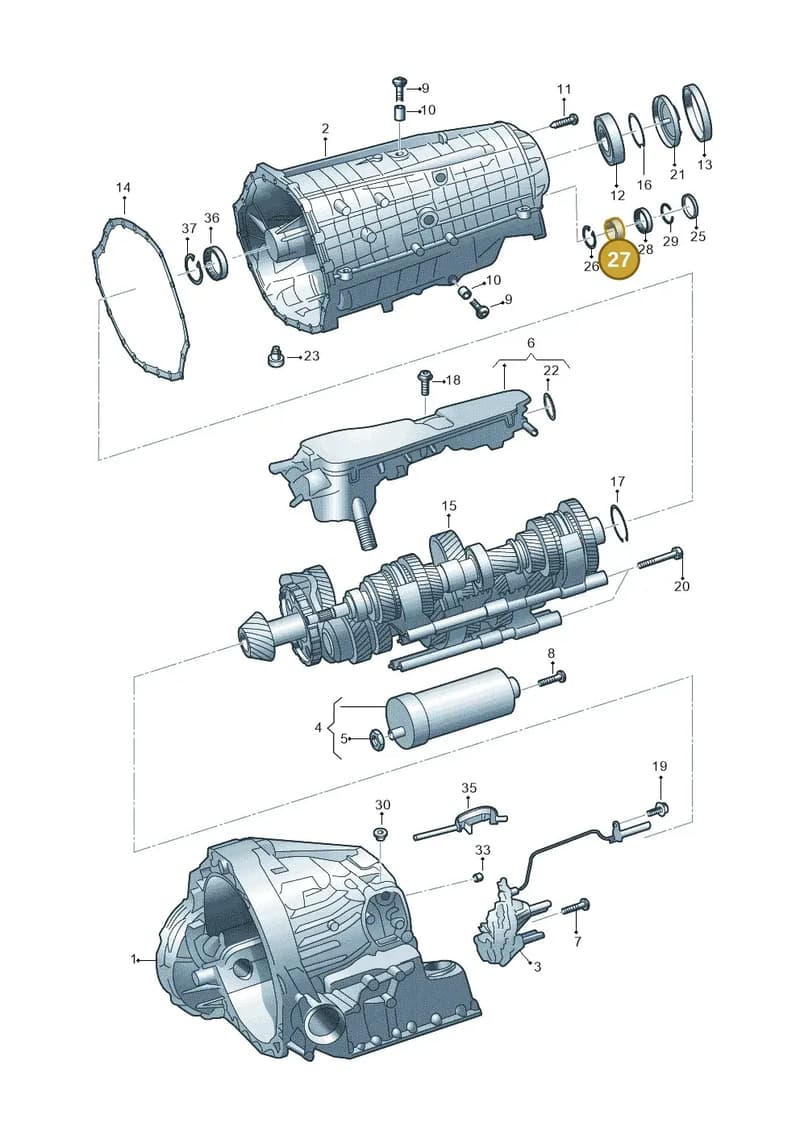 0CL311431C — Audi A5 Limousine (2024-2025) diagram 8wk325085, position 27