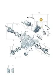 0D3598181A Audi Repair Kit for Actuator