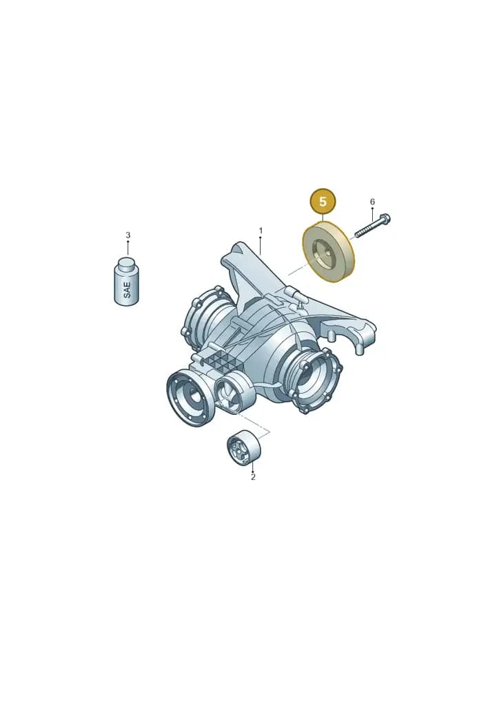 0DB505200A — Audi Q5 (2016-2025) diagram 849500010, position 5