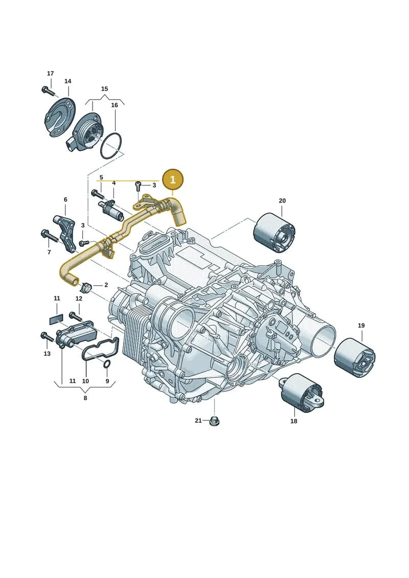 0EL901045D — Audi Q6 e-tron (2023-2025) diagram f5s901100, position 1