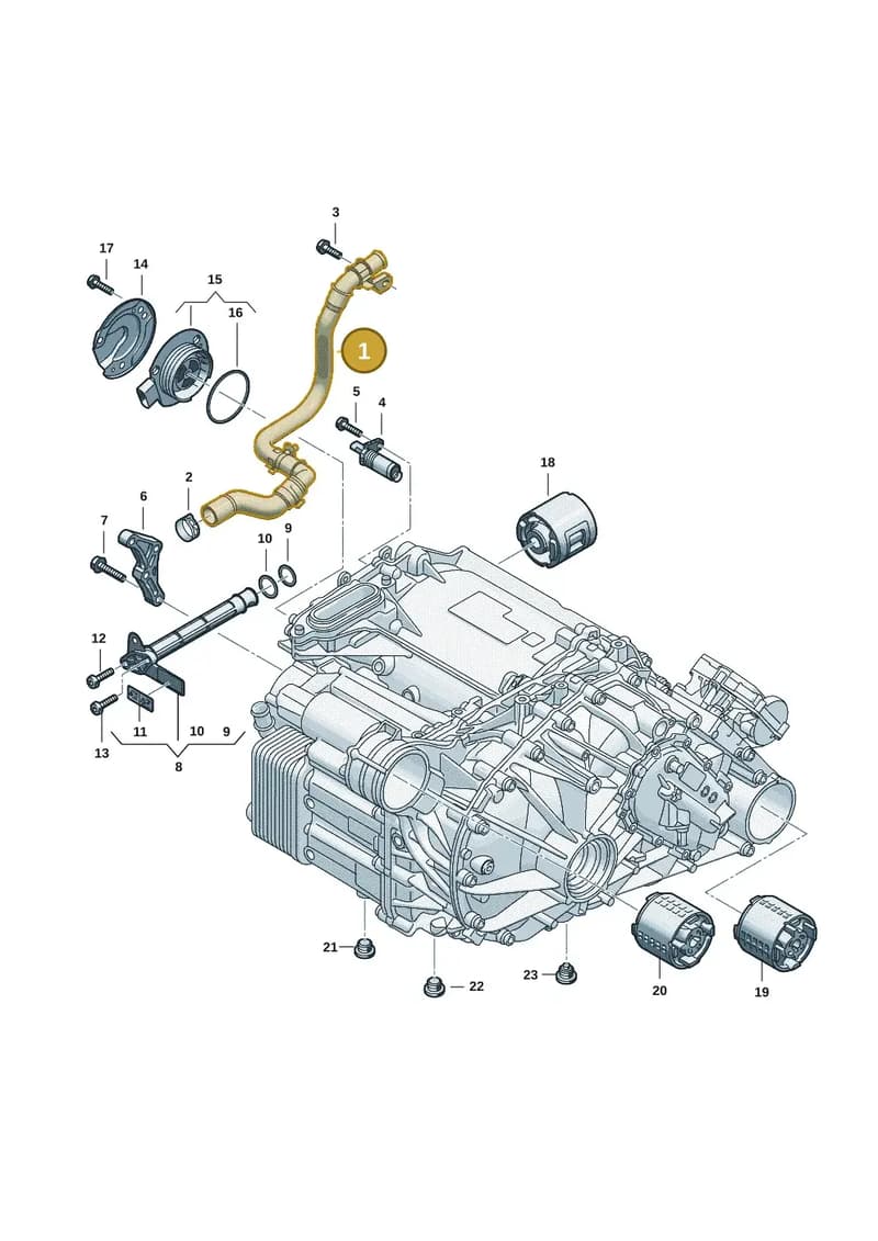 0EL901046D — Audi Q6 e-tron (2023-2025) diagram f5s901620, position 1