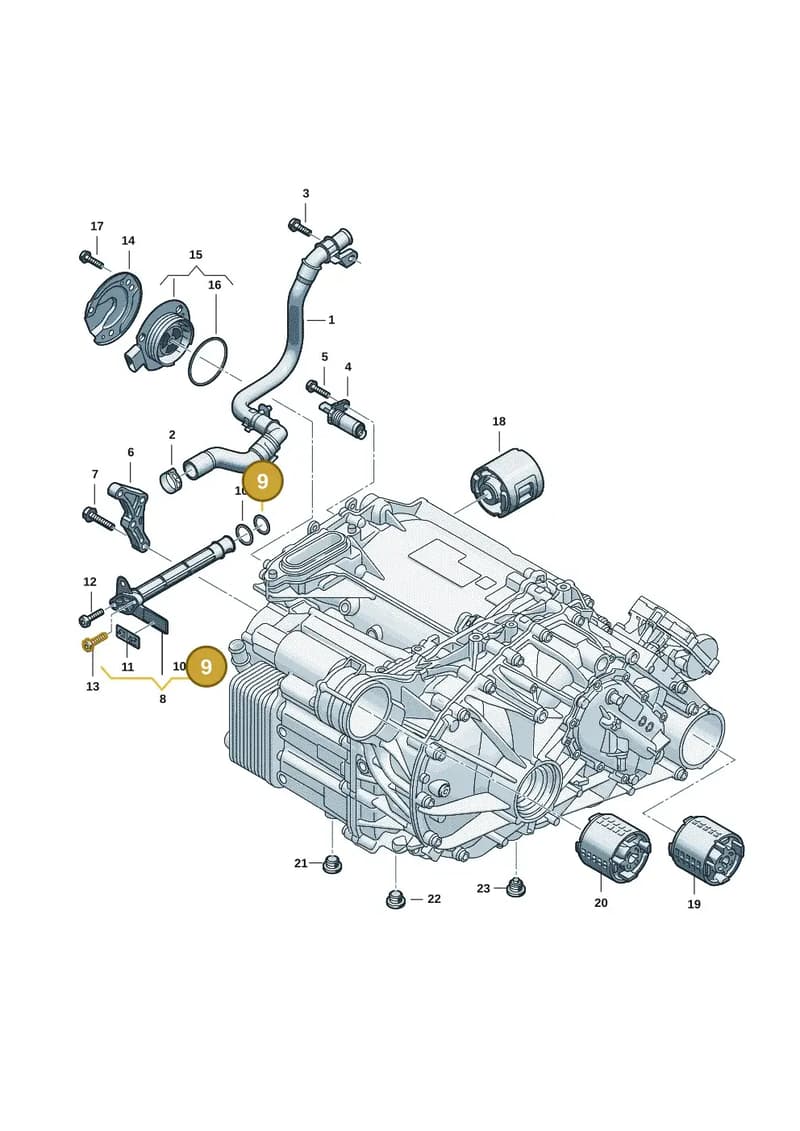 0EL901112 — Audi Q6 e-tron (2023-2025) diagram f5s901620, position 9