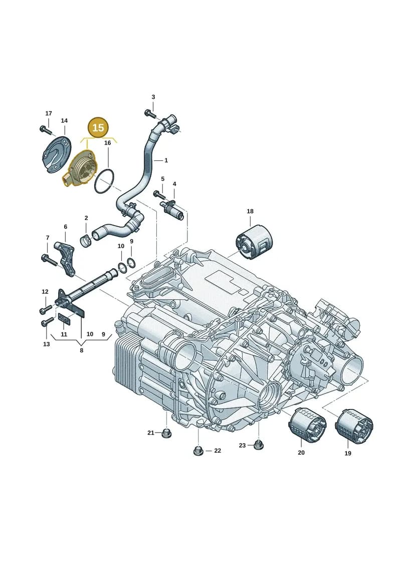 0EL901157B — Audi Q6 e-tron (2023-2025) diagram f5s901620, position 15