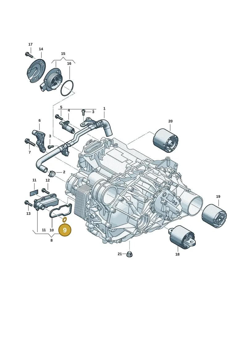 0EN901112 — Audi Q6 e-tron (2023-2025) diagram f5s901100, position 9