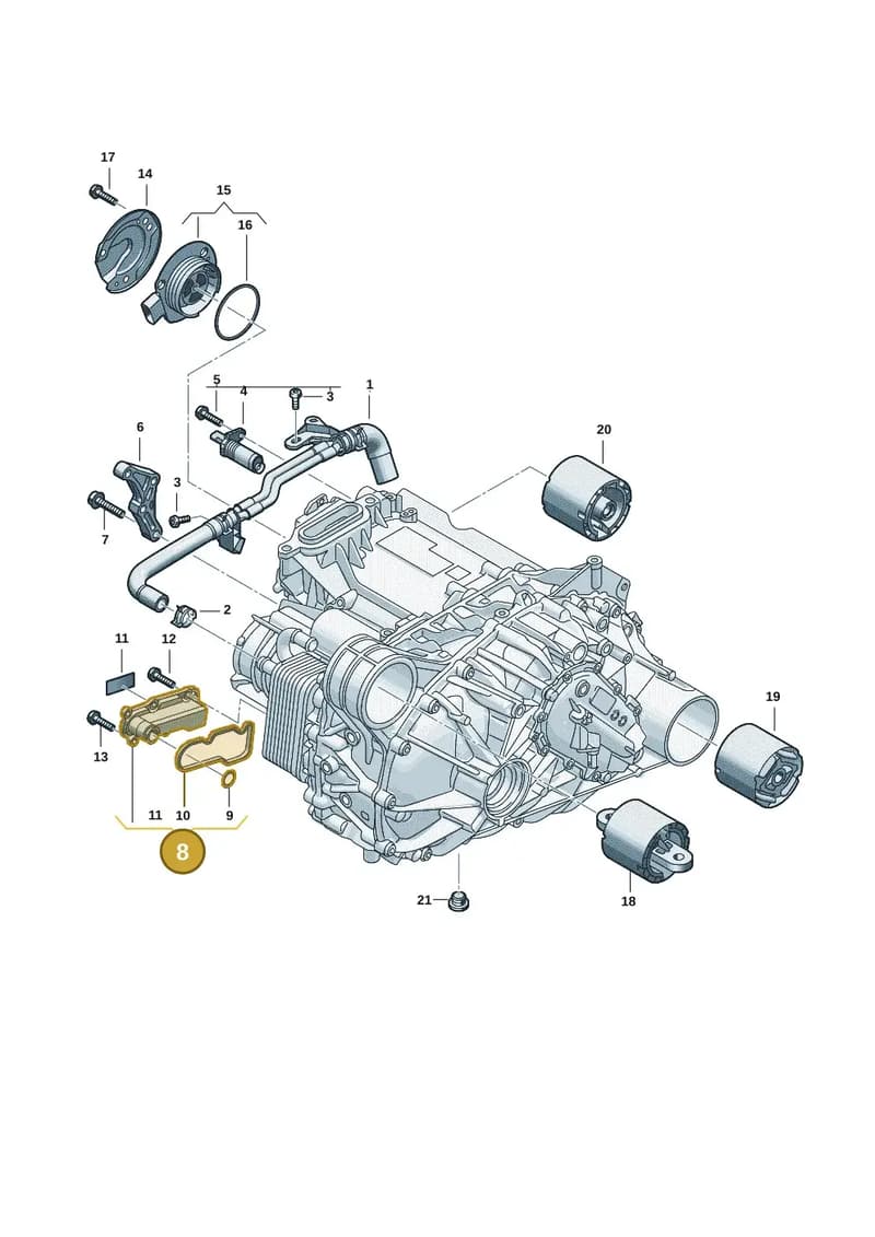 0EN901433A — Audi Q6 e-tron (2023-2025) diagram f5s901100, position 8