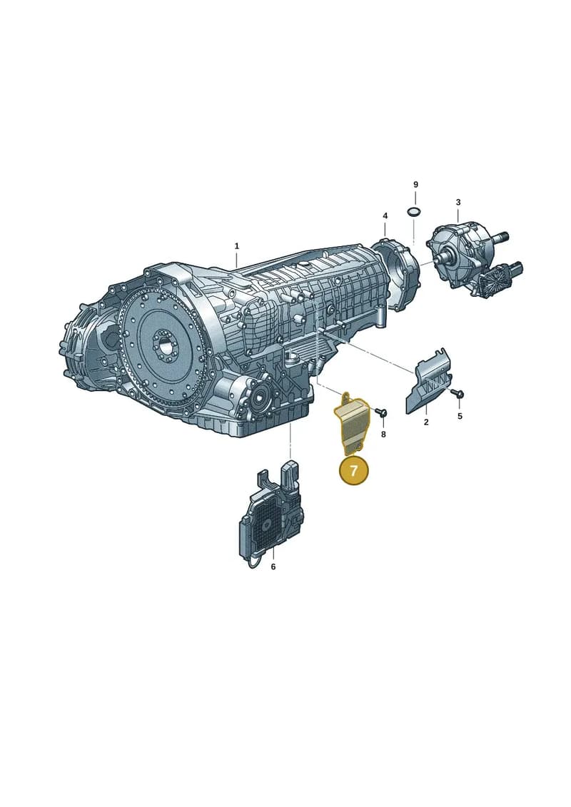 0F0301325 — Audi A5 Limousine (2024-2025) diagram 8wk300000, position 7