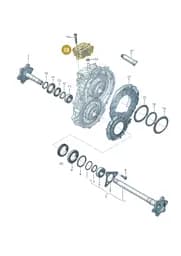 0MA341601E Audi Actuator for Parking Lock