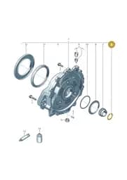0MB398414A Audi 1 Set Circlips