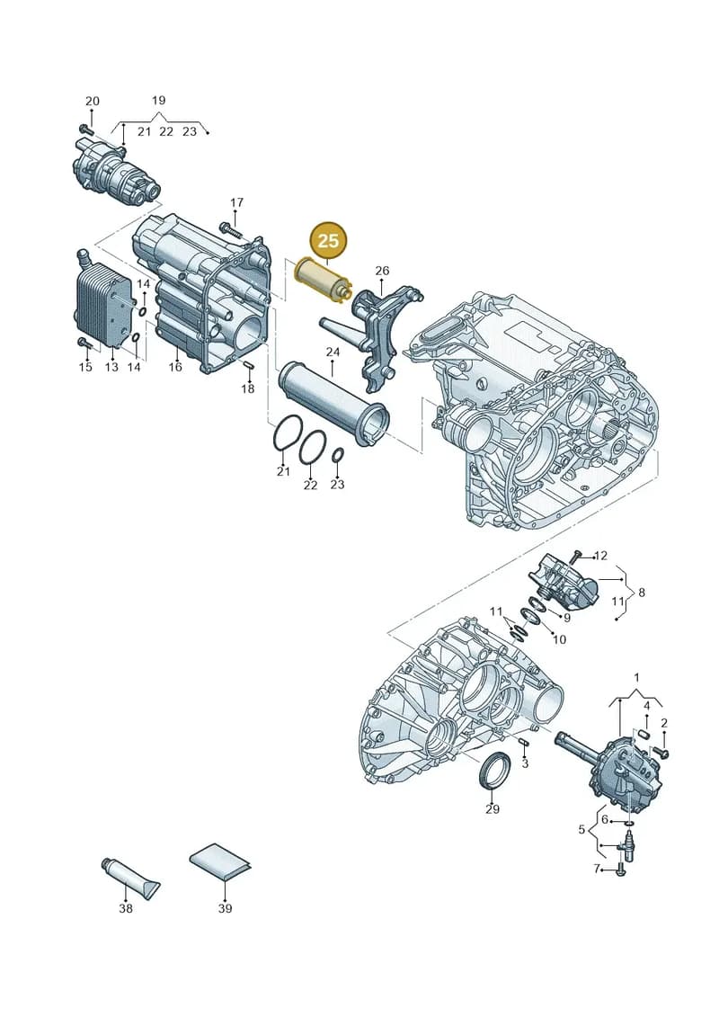 0ML301516D — Audi Q6 e-tron (2023-2025) diagram f5s300176, position 25