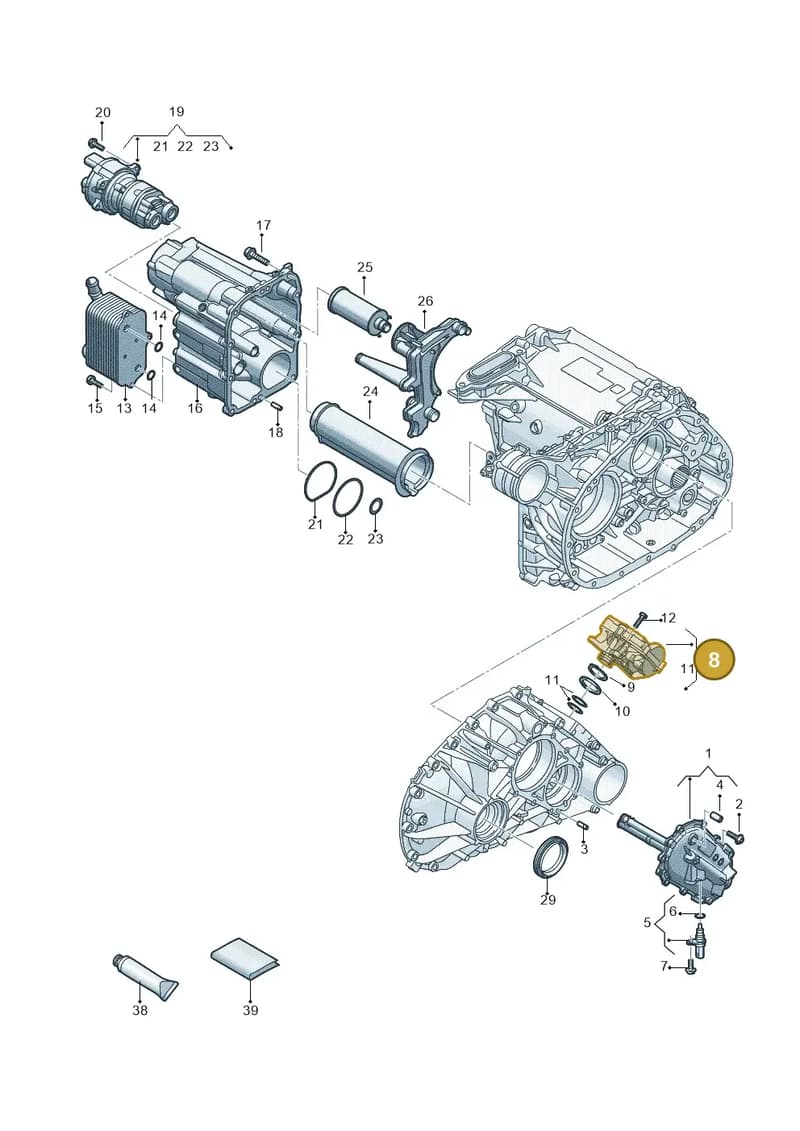 0MN341569M — Audi Q6 e-tron (2023-2025) diagram f5s300176, position 8