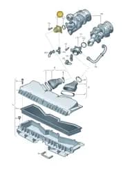 0P2130407 Audi Bracket