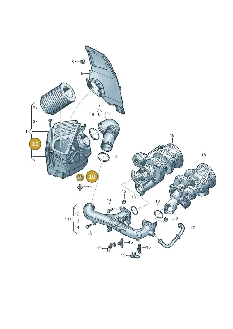 0P2133169H — Audi A8 (2017-2025) diagram 838133080, position 10