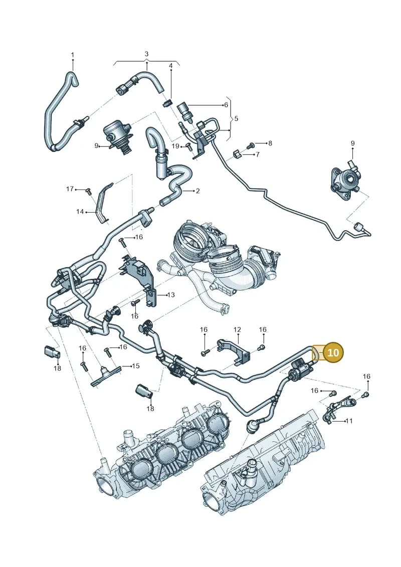0P2133240AF — Audi RS Q8 (2019-2025) diagram 819133650, position 10