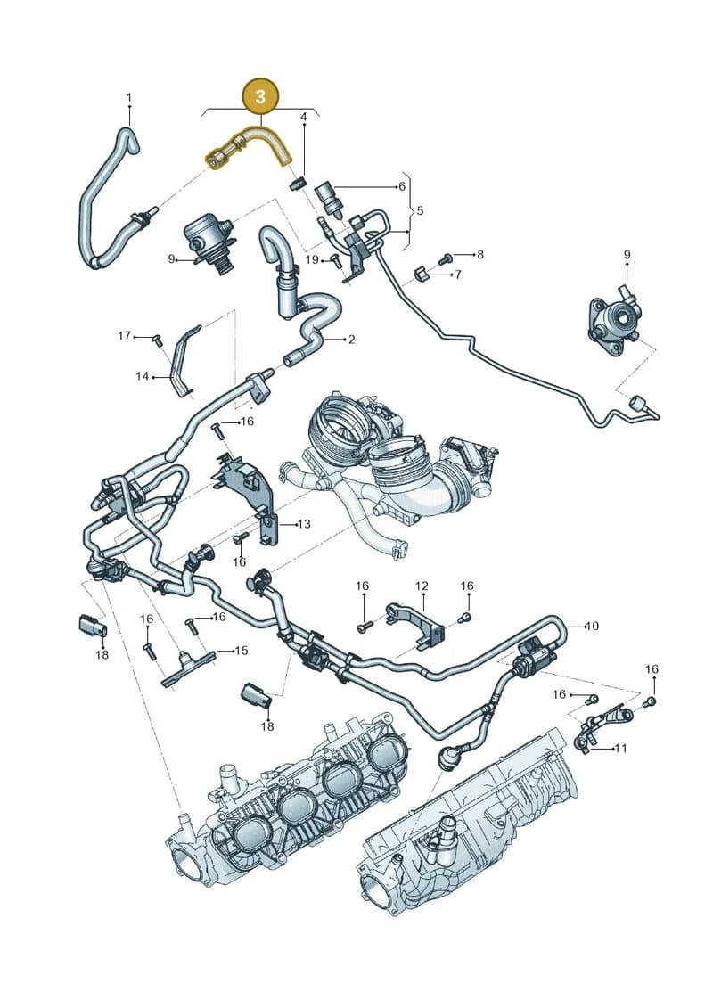0P2133986C — Audi RS Q8 (2019-2025) diagram 819133650, position 3
