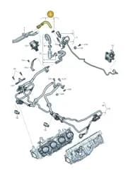 0P2133986F Audi Fuel Line