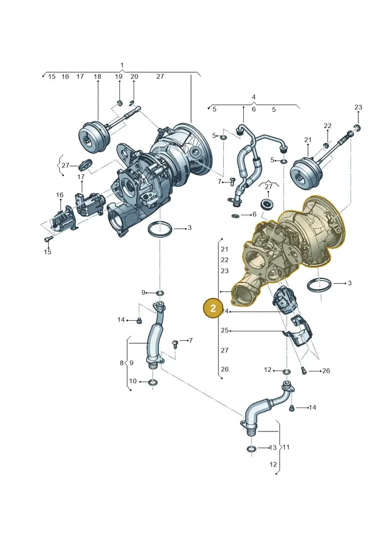 0P2145701H — Audi RS6 Avant (2019-2025) diagram 819145300, position 2