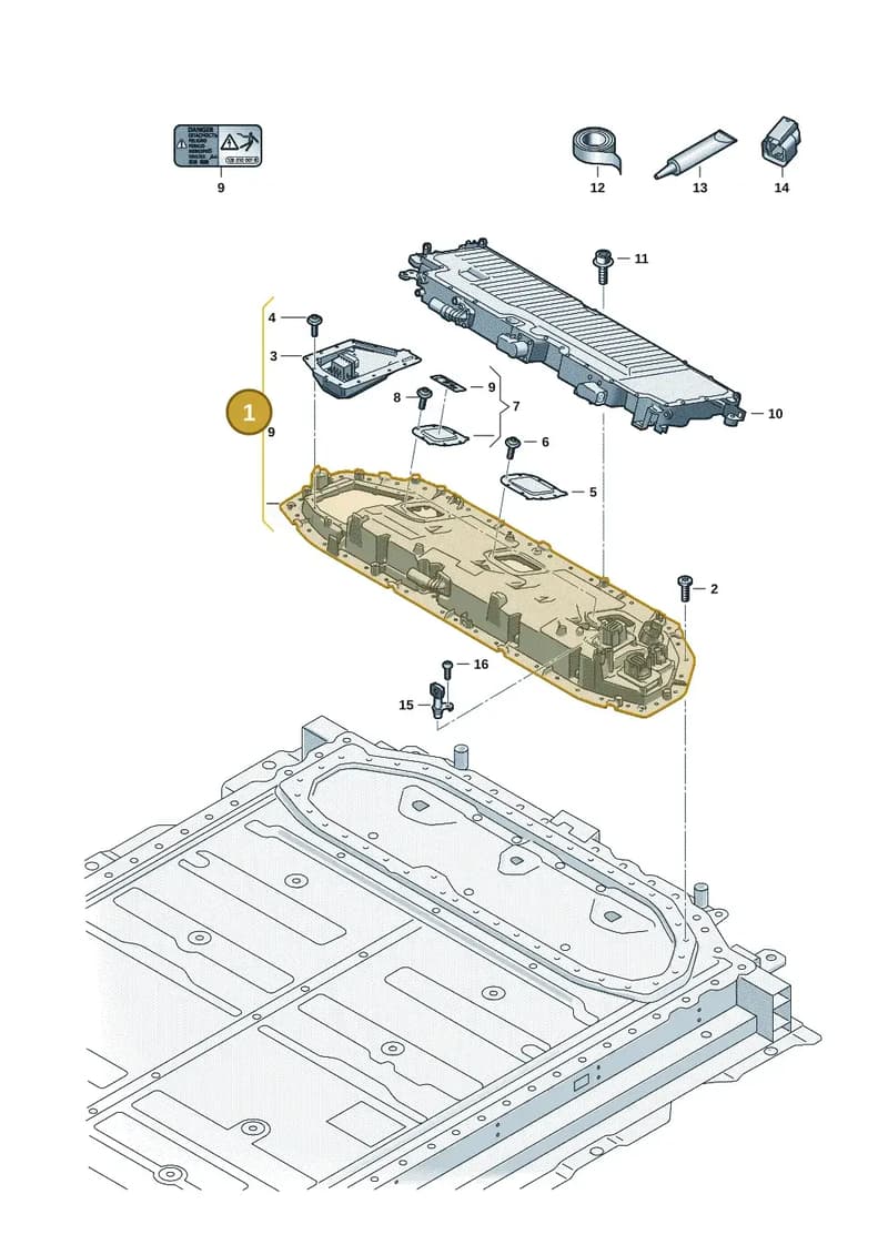 0Z3915251E000 — Audi Q6 e-tron (2023-2025) diagram f5s915600, position 1