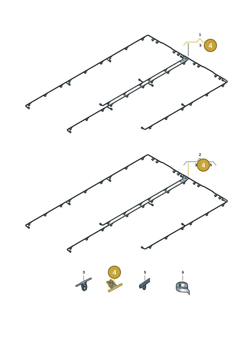 0Z3915360A — Audi Q6 e-tron (2023-2025) diagram f5s915700, position 4