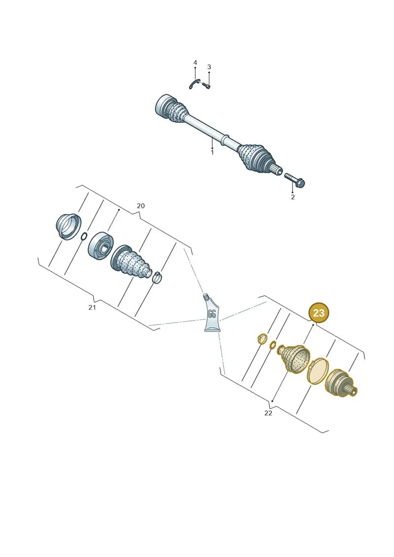 420498099A — Audi R8 Spyder (2015-2024) diagram 872407200, position 23
