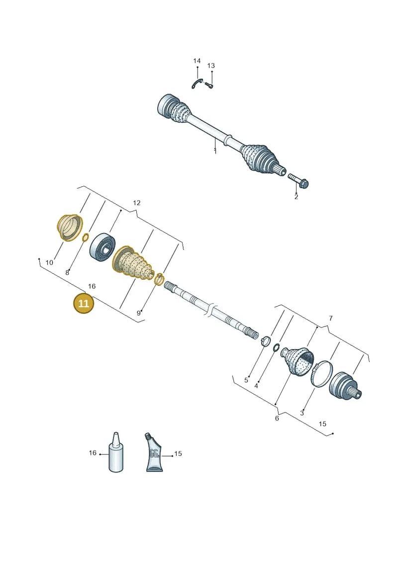 420498201 — Audi R8 qu. 5.2 (2012-2015) diagram 618407300, position 11