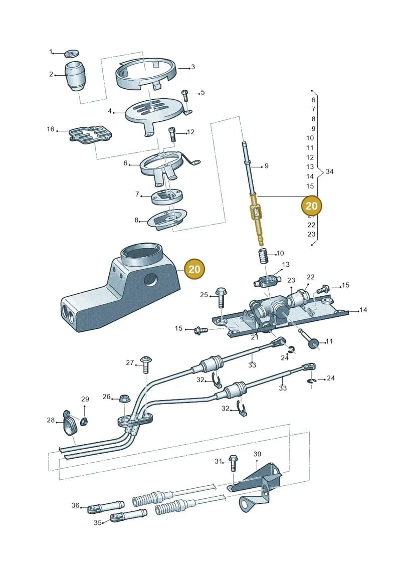 420711061A — Audi R8 qu. 5.2 (2012-2015) diagram 618711100, position 20